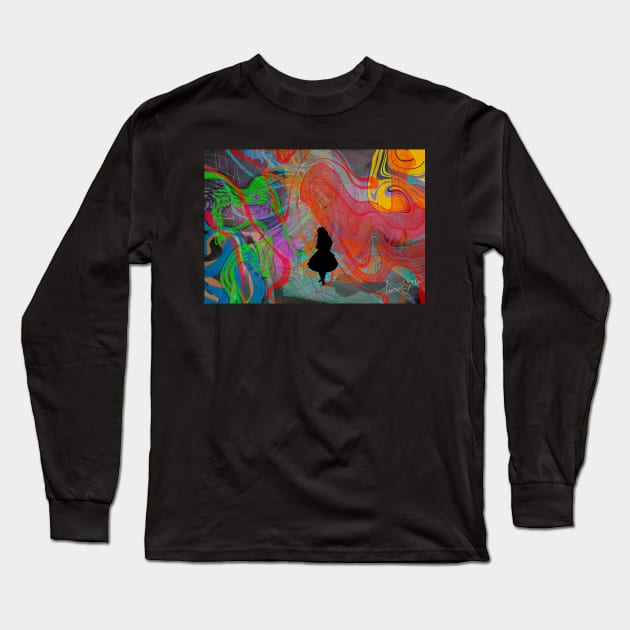 An Adventure through the Algorithm Long Sleeve T-Shirt by Lsutton4